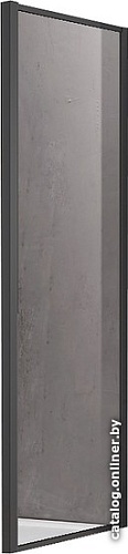 Душевая стенка Aquatek AQ ARI WA 09020BL 90x200 (черный/прозрачное стекло)
