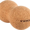 Мяч Indigo IN288 13.5x6.5 см (коричневый)