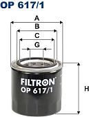 Масляный фильтр Filtron OP 617/1