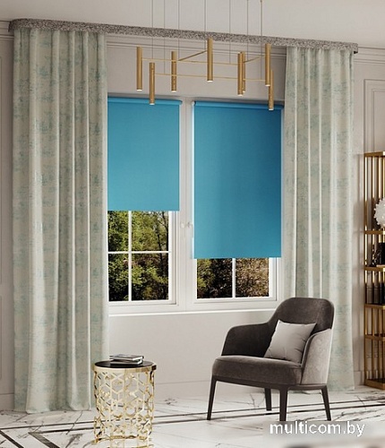 Карниз для штор Legrand Стоун с поворотами 7см 3.6м 2р 58101275 (кварц-серый)