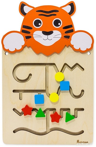 Бизиборд Alatoys Настенная бизидоска Тигренок ББ605