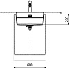 Кухонная мойка Franke Kubus 2 KNG 110-52 125.0512.502 (графит)