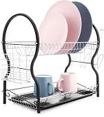 Сушилка для посуды Walmer Lucia W14441126 (черный)