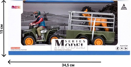 Игровой набор Masai Mara На ферме. Перевозка животных ММ205-020