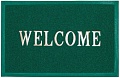Придверный коврик ComeForte Welcome 50x80 (зеленый)