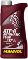 Трансмиссионное масло Mannol ATF-A Automatic Fluid 1л