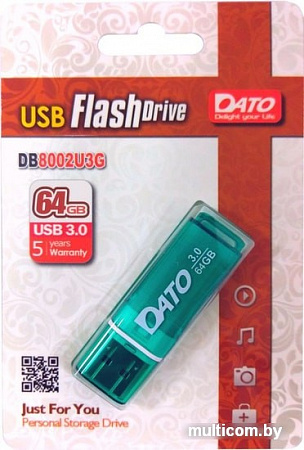 USB Flash Dato DB8002U3G 128GB (зеленый)