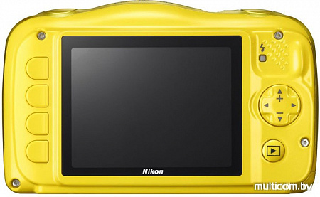 Фотоаппарат Nikon Coolpix W100 (желтый)