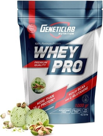 Geneticlab Whey Pro (1000 г, фисташковое мороженое)