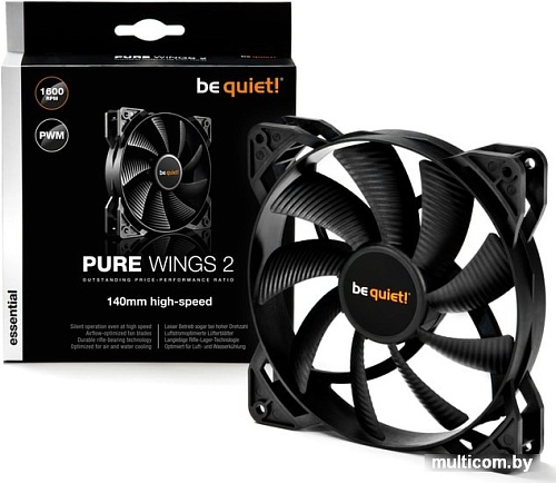Вентилятор для корпуса be quiet! Pure Wings 2 140mm PWM high-speed BL083