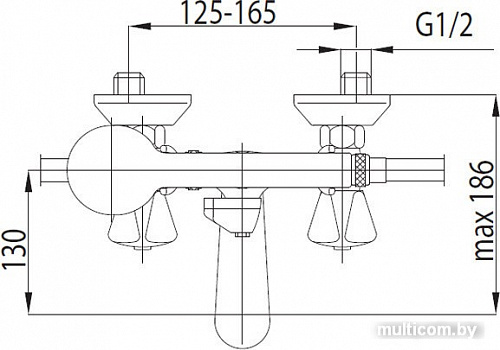 Смеситель Armatura Standard 304-120-00