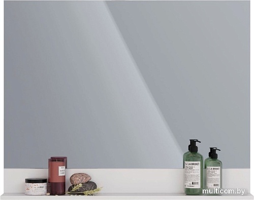 Lemark Зеркало Romance 100 LM07R100Z (с полкой, белый глянец)