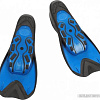 Ласты Indigo Aqua IN333 (р-р 38-39, черный/синий)