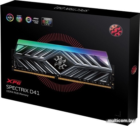 Оперативная память A-Data XPG Spectrix D41 RGB 2x8GB DDR4 PC4-33000 AX4U41338G19J-DT41