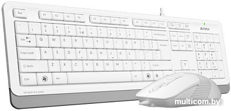Клавиатура + мышь A4Tech Fstyler F1010 (белый/серый)