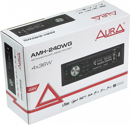 USB-магнитола Aura AMH-240WG