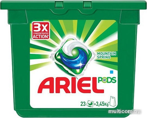 Стиральный порошок Ariel 3 в 1 Горный родник (23 шт)