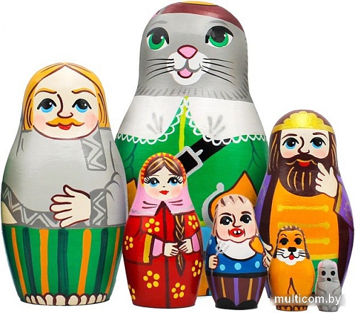 Развивающая игра Брестская Фабрика Сувениров Кот в сапогах 7341 (набор 7 шт)