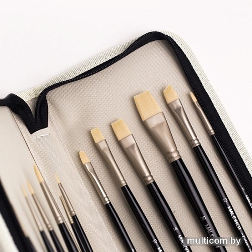 Набор кистей Малевичъ Тициан 755800 (12 шт, бежевый)