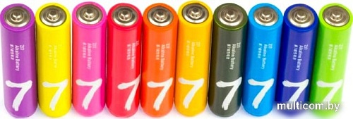 Батарейка ZMI ZI7 Rainbow AAA 10 шт. AA701 Colors