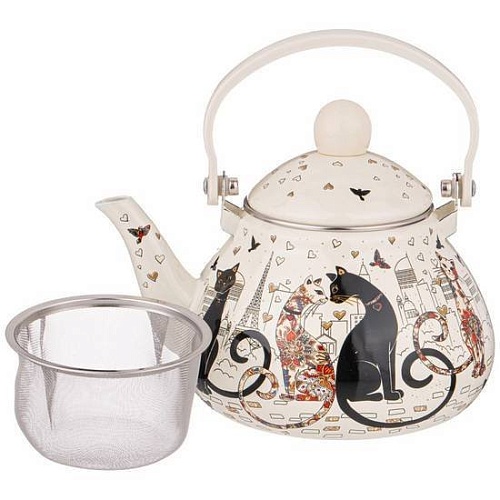 Чайник без свистка Agness Парижские коты 934-390