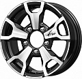 Литые диски iFree Тайган (КС872) 16x6&quot; 5x139.7мм DIA 98.1мм ET 40мм Блэк Джек