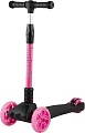 Трехколесный самокат Maxiscoo Junior Delux MSC-J072001D (черный/розовый)