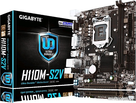 Материнская плата Gigabyte GA-H110M-S2V (rev 1.0)