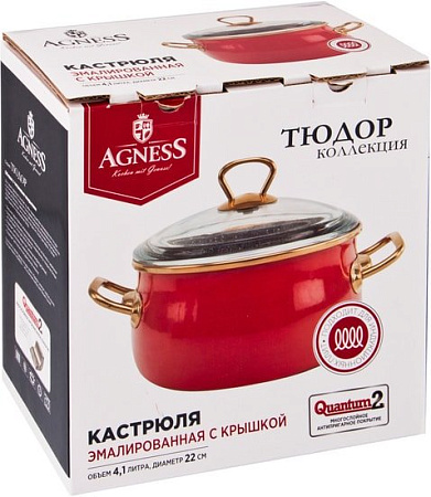 Кастрюля Agness Тюдор 950-212