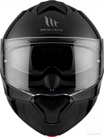 Мотошлем MT Helmets Genesis SV Solid A1 (XXL, черный глянцевый)
