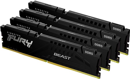 Kingston FURY Beast 4x16ГБ DDR5 5600МГц KF556C40BBK4-64