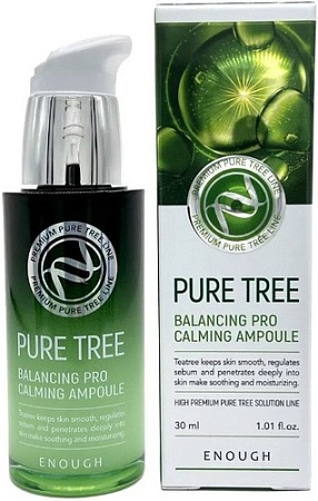 Enough Сыворотка для лица Pure Tree Balancing Pro Calming Ampoule 30 мл