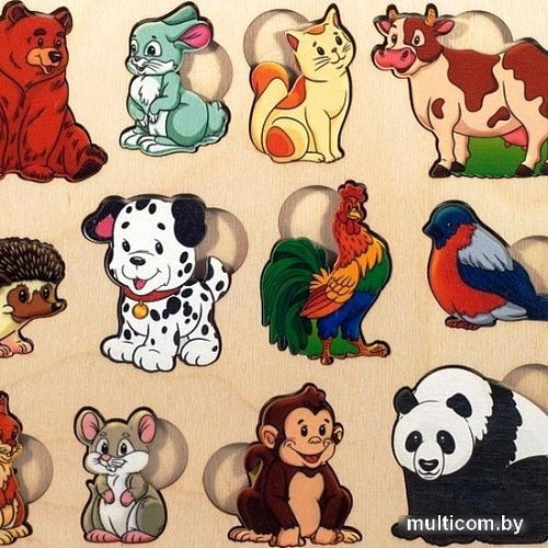 Мозаика/пазл Нескучные игры Кто что ест? 8189