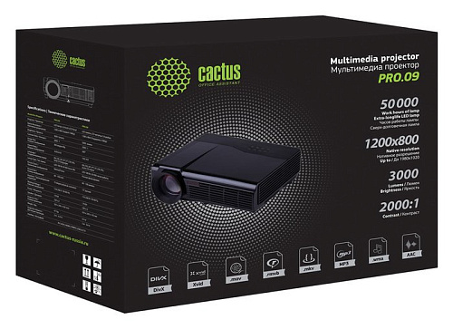 Проектор CACTUS CS-PRO.09WT.WXGA-A