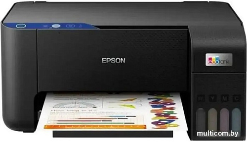 МФУ Epson EcoTank L3219 (ресурс стартовых контейнеров 7500/4500, контейнер 004)