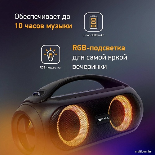 Беспроводная колонка Digma D-PS1530