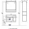 Акватон Зеркало Инди 80 [1A188502ND010]