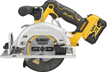 Дисковая (циркулярная) пила DeWalt DCS512P2 (с 2-мя АКБ, кейс)