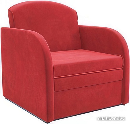 Кресло-кровать Мебель-АРС Малютка (микровельвет, кордрой красный)