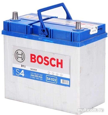 Автомобильный аккумулятор Bosch S4 022 (545157033) 45 А/ч JIS