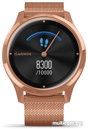 Гибридные умные часы Garmin Vivomove Luxe (золотистый)