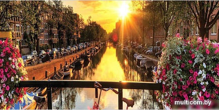 Корзина JoyArty Рассвет на цветущем мосту gaba_74189