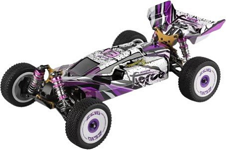 Автомодель WLtoys 124019 (серебристый/фиолетовый)