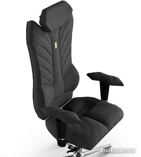 Кресло Kulik System Monarch Design (азур, черный с подголовником)
