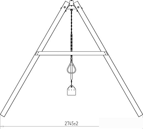 Стационарные качели Красная звезда Р911-25