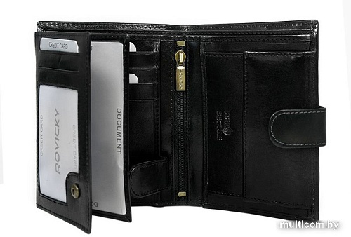 Кошелек Cedar Rovicky N4L-RVTP (черный/красный)