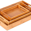 Поднос Swed House Bamboo Trays Set With Handles MR-5 (3шт)