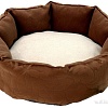 Лежак Кот и Пес Нюша №2 Л4242М-С (коричневый)