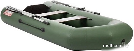 Моторно-гребная лодка Тонар Капитан 260Т (зеленый)