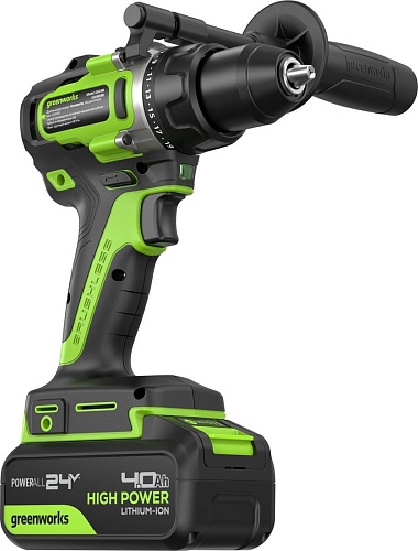 Дрель-шуруповерт Greenworks GD24DD90 3707507CUB (с 1-им АКБ)
